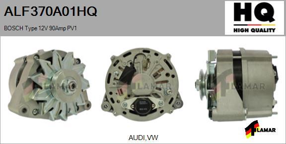 FLAMAR ALF370A01HQ
 - Генератор www.autospares.lv