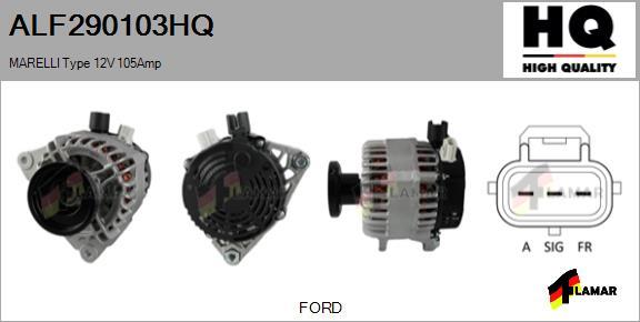 FLAMAR ALF290103HQ - Alternator www.autospares.lv