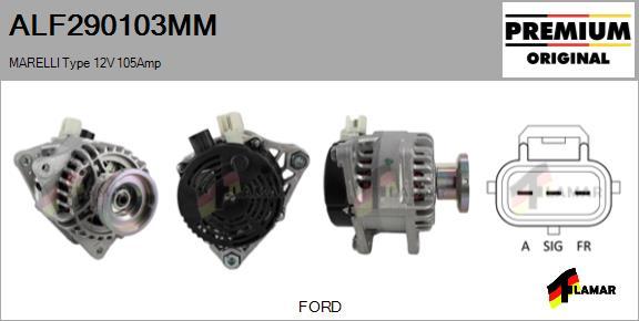 FLAMAR ALF290103MM - Alternator www.autospares.lv