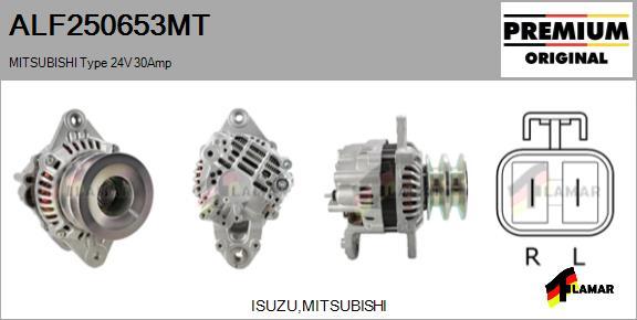 FLAMAR ALF250653MT - Ģenerators autospares.lv