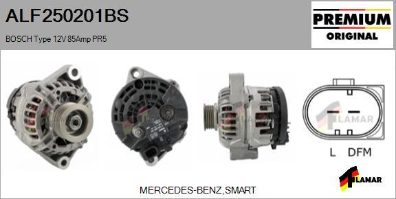 FLAMAR ALF250201BS - Ģenerators www.autospares.lv