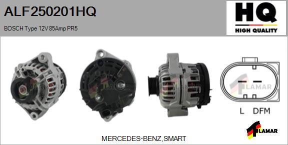 FLAMAR ALF250201HQ - Ģenerators www.autospares.lv