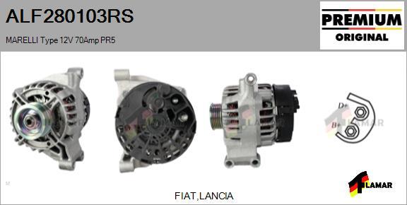 FLAMAR ALF280103RS - Ģenerators autospares.lv