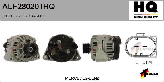 FLAMAR ALF280201HQ - Генератор www.autospares.lv