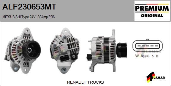 FLAMAR ALF230653MT - Ģenerators autospares.lv