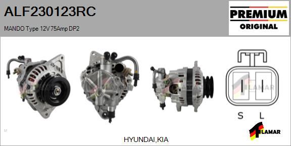 FLAMAR ALF230123RC - Ģenerators autospares.lv