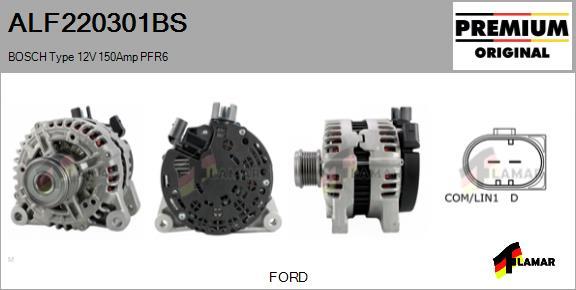 FLAMAR ALF220301BS - Alternator www.autospares.lv