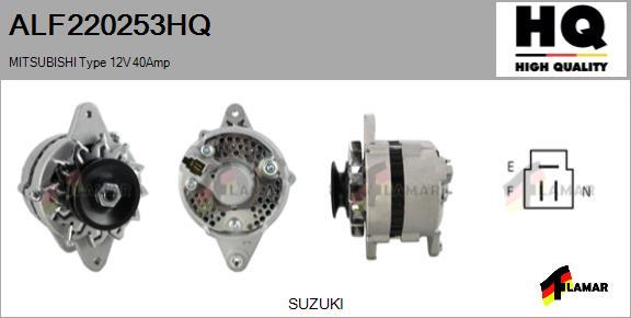 FLAMAR ALF220253HQ - Генератор www.autospares.lv