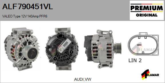 FLAMAR ALF790451VL - Alternator www.autospares.lv