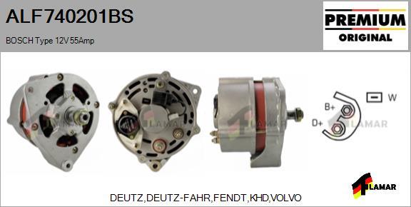 FLAMAR ALF740201BS - Ģenerators autospares.lv