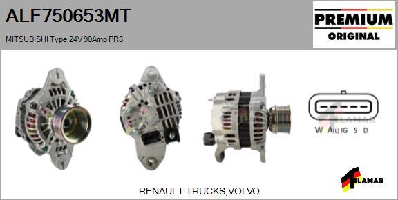 FLAMAR ALF750653MT - Ģenerators autospares.lv