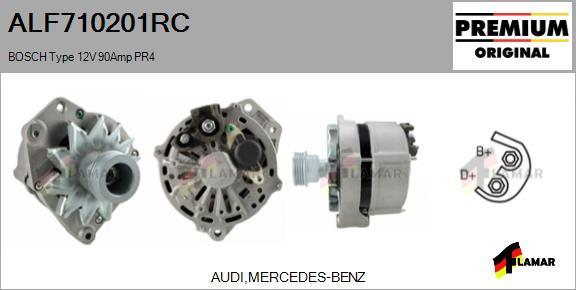 FLAMAR ALF710201RC - Alternator www.autospares.lv