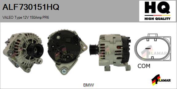 FLAMAR ALF730151HQ - Генератор www.autospares.lv