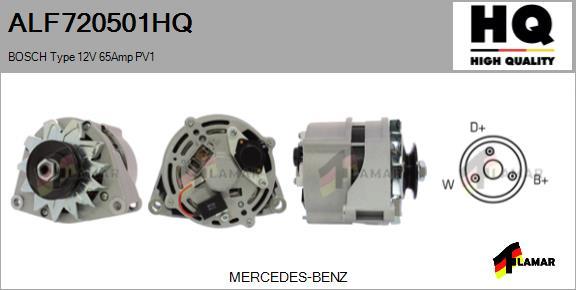 FLAMAR ALF720501HQ - Генератор www.autospares.lv