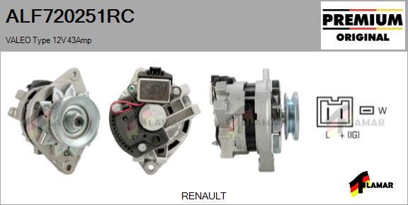 FLAMAR ALF720251RC - Ģenerators autospares.lv