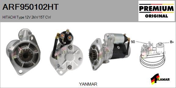 FLAMAR ARF950102HT - Стартер www.autospares.lv