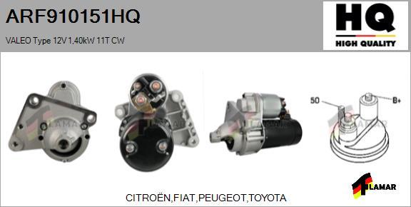 FLAMAR ARF910151HQ - Стартер www.autospares.lv