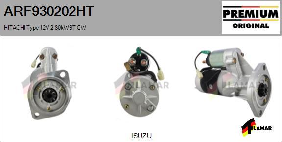 FLAMAR ARF930202HT - Стартер www.autospares.lv