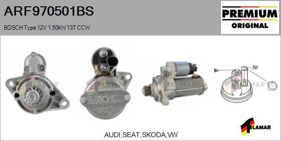 FLAMAR ARF970501BS - Starter www.autospares.lv