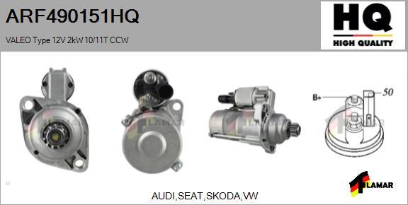 FLAMAR ARF490151HQ - Стартер www.autospares.lv