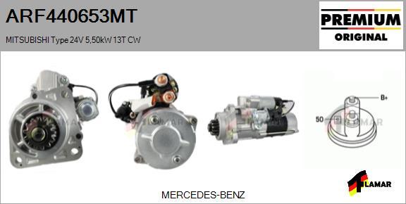 FLAMAR ARF440653MT - Starteris autospares.lv