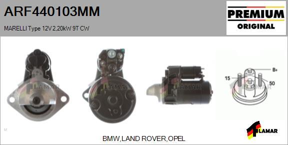 FLAMAR ARF440103MM - Starter www.autospares.lv