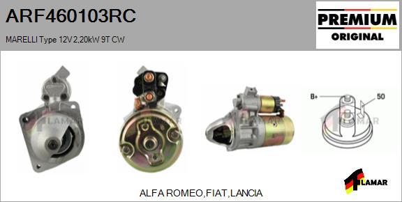 FLAMAR ARF460103RC - Starteris autospares.lv