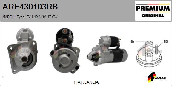 FLAMAR ARF430103RS - Starteris autospares.lv