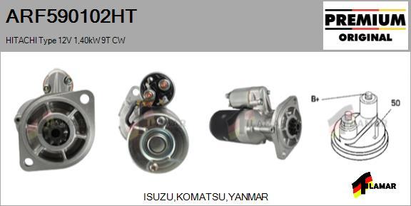 FLAMAR ARF590102HT - Стартер www.autospares.lv