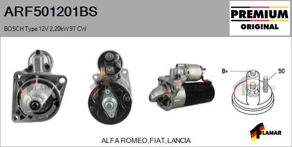 FLAMAR ARF501201BS - Стартер www.autospares.lv