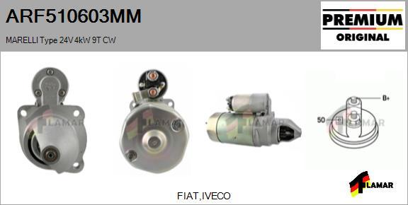 FLAMAR ARF510603MM - Starter www.autospares.lv