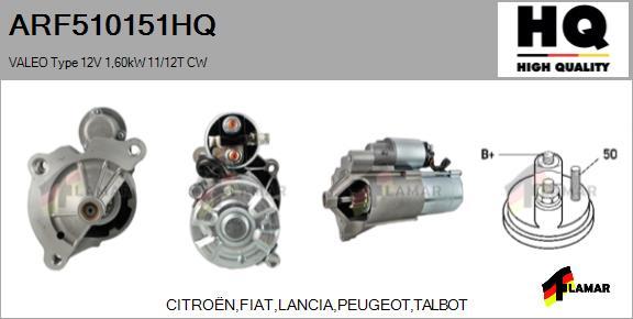 FLAMAR ARF510151HQ - Стартер www.autospares.lv