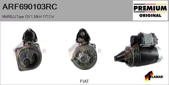 FLAMAR ARF690103RC - Starteris autospares.lv