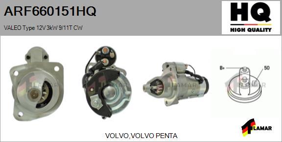 FLAMAR ARF660151HQ
 - Стартер www.autospares.lv