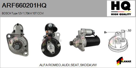 FLAMAR ARF660201HQ - Стартер www.autospares.lv