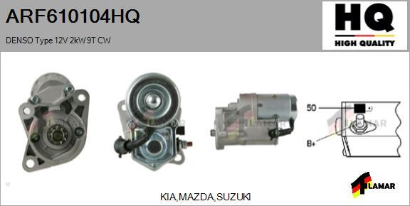 FLAMAR ARF610104HQ - Стартер www.autospares.lv