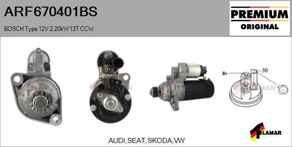 FLAMAR ARF670401BS - Starter www.autospares.lv