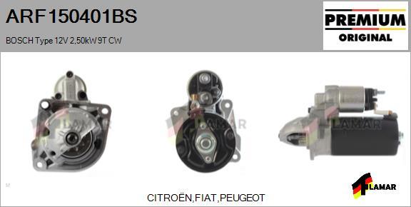 FLAMAR ARF150401BS - Starteris www.autospares.lv