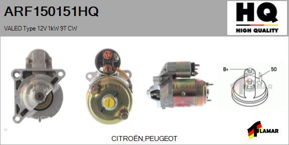 FLAMAR ARF150151HQ - Стартер www.autospares.lv