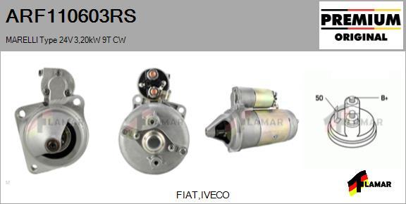 FLAMAR ARF110603RS - Starter www.autospares.lv