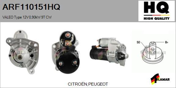 FLAMAR ARF110151HQ - Стартер www.autospares.lv