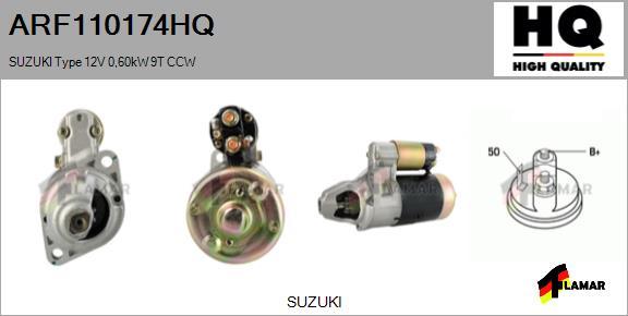 FLAMAR ARF110174HQ - Стартер www.autospares.lv