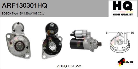 FLAMAR ARF130301HQ - Стартер www.autospares.lv