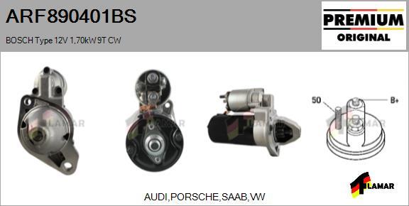 FLAMAR ARF890401BS - Стартер www.autospares.lv