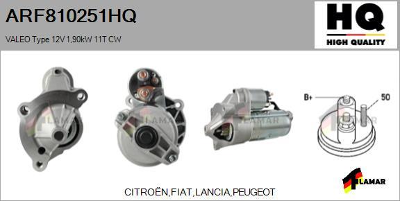 FLAMAR ARF810251HQ - Стартер www.autospares.lv