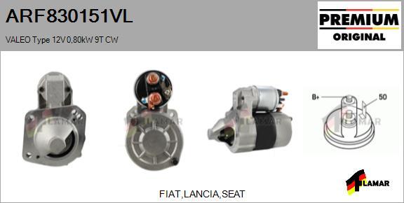 FLAMAR ARF830151VL - Starteris autospares.lv