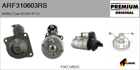 FLAMAR ARF310603RS - Starteris www.autospares.lv