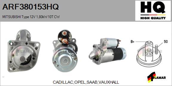 FLAMAR ARF380153HQ - Стартер www.autospares.lv