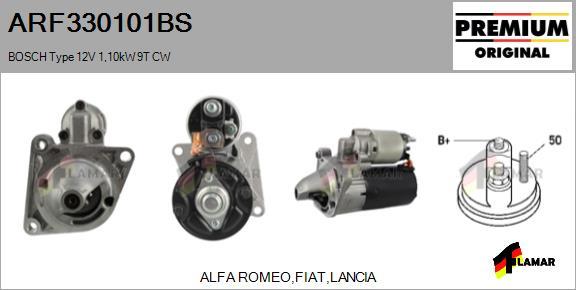 FLAMAR ARF330101BS - Starteris www.autospares.lv