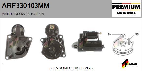 FLAMAR ARF330103MM - Starteris www.autospares.lv